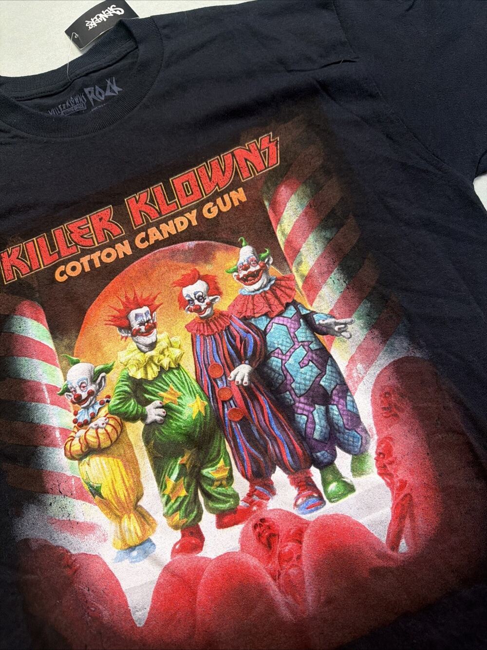 Killer Klowns From Outer Space T Shirt Rock Rebel Cotton Candy Gun NWT Medium